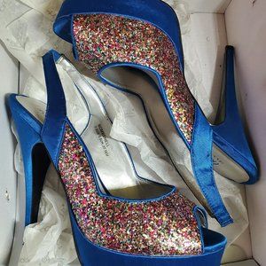 Bombshell Blue High Heels (NEW)